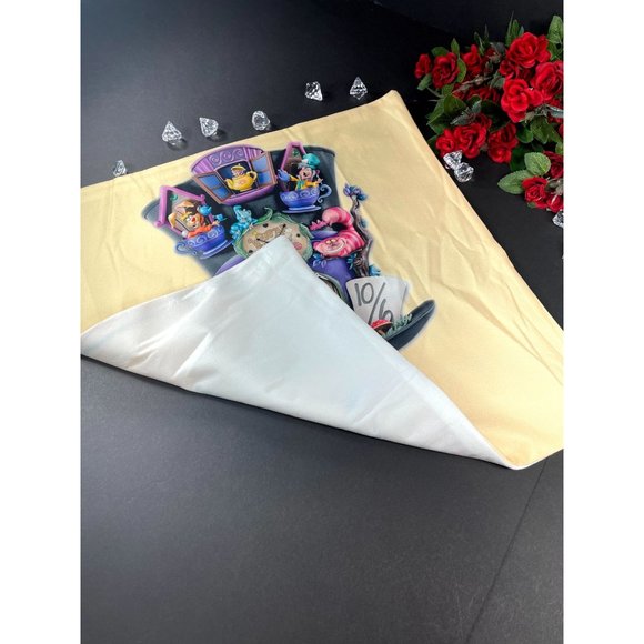 Alice Wonderland Throw Pillowcase Mad Hatter Home Decor Accent Pillow Cover - Picture 9 of 12